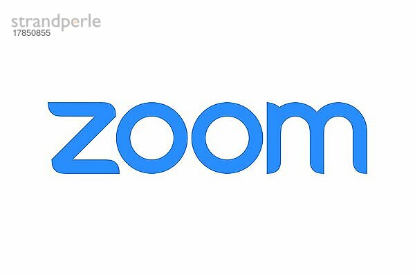 Zoom Video Communications  Logo  Weißer Hintergrund