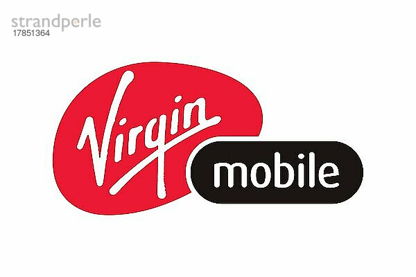 Virgin Mobile Canada  Logo  Weißer Hintergrund