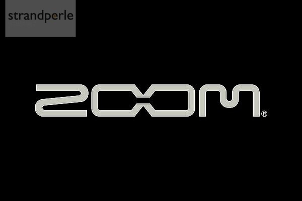 Zoom Corporation  Logo  Schwarzer Hintergrund