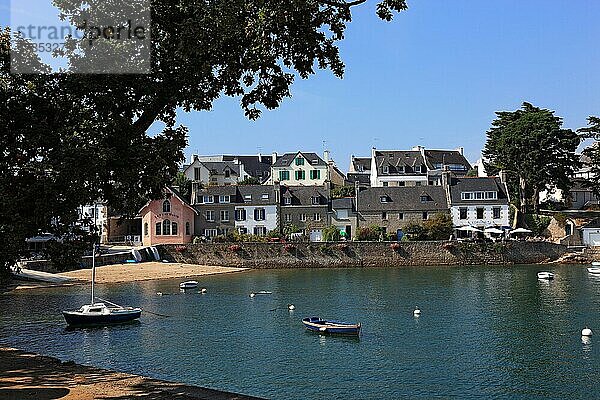 Am Hafen von Saint Marie  Bretagne  Frankreich  Europa