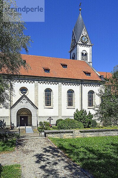 Kirche St. Martin in Blaichach  Allgäu  Bayern  Deutschland  Europa