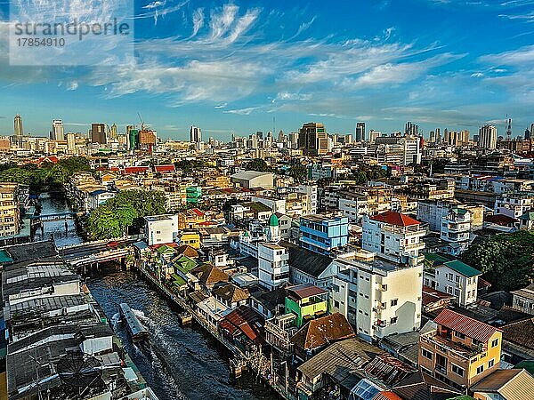 Bangkok Stadtbild aus der Luft. Thailand