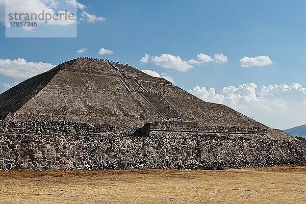 Pyramide der Sonne. Teotihuacan  Mexiko  Mittelamerika