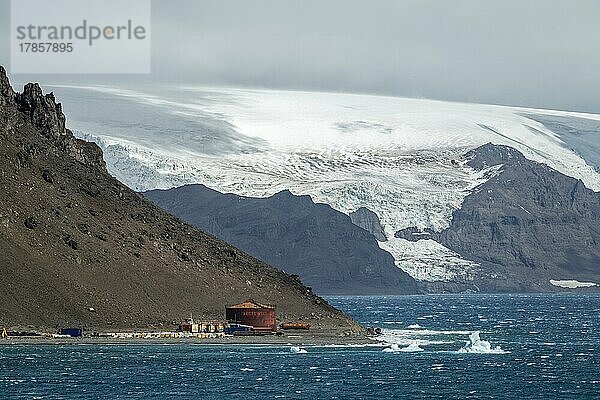 Südshetland Inseln Admiralty Bay Arctowsky Station Polen Antarktis