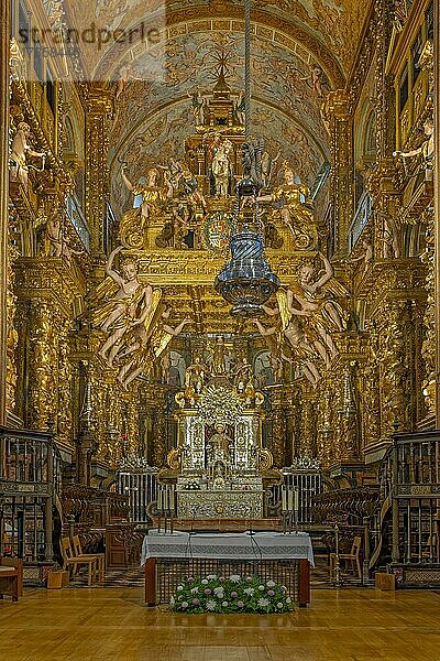 Kathedrale Santiago de Compostela Innen Spanien