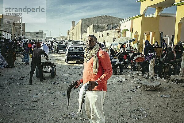 Port de Pêche Traditionelle  Nouadhibou  Mauretanien  Afrika