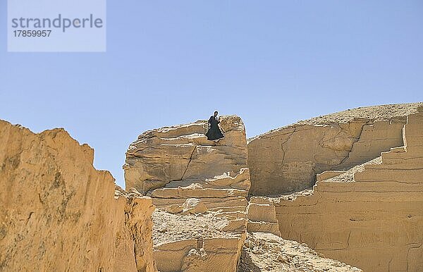 Sandstein-Steinbruch Dschabal as-Silsila  Ägypten  Afrika