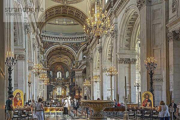St. Pauls Kathedrale Innen London England  Großbritannien  Europa