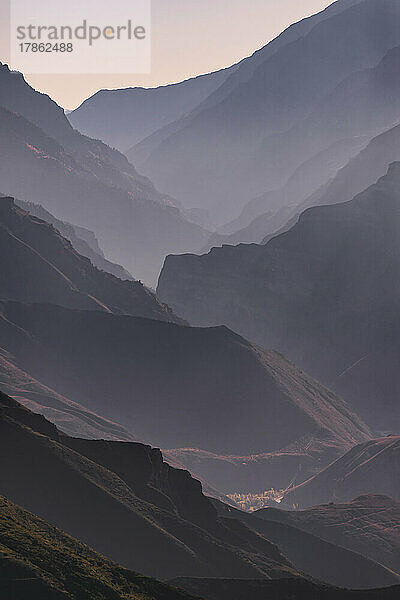 Berglandschaft  Dagestan  Nordkaukasus