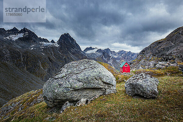 Mint Hut Talkeetna Mountain Range - Alaska Fotografie