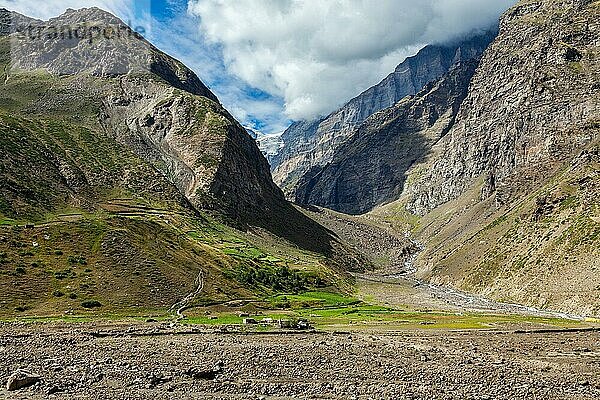 HImalayas Berge und Himalaya-Landschaft im Lahaul-Tal  Indien  Asien