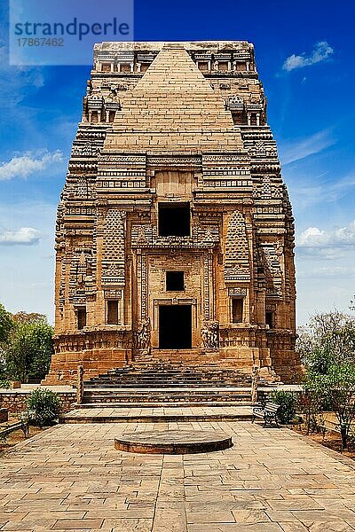 Teli Ka Mandir Hindu-Tempel in der Festung von Gwalior. Gwalior  Madhya Pradesh  Indien  Asien