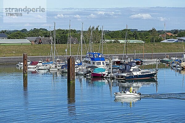 Yachthafen  Wyk  Insel Föhr  Nordfriesland  Schleswig-Holstein  Deutschland  Europa