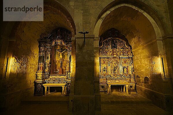 Kirche der Kathedrale Santes Creus  Katalonien  Spanien  Europa