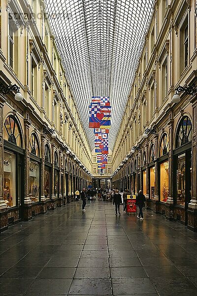 Königliche Sankt-Hubertus-Galerien  Galerie der Königin  Ilot Sacre  Brüssel  Belgien  Europa