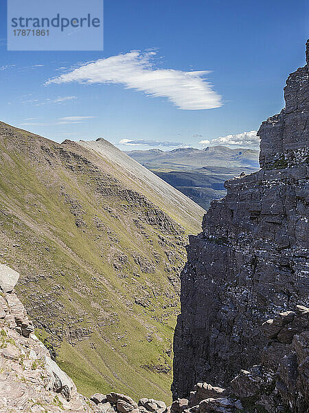 Großbritannien  Schottland  Blick vom Berg An Teallach