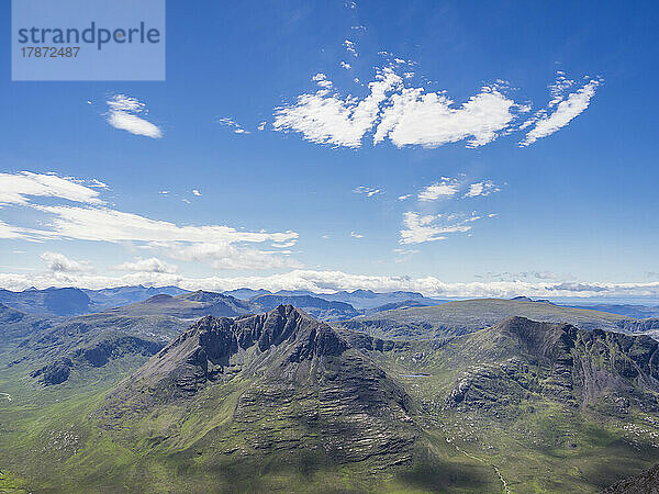 Großbritannien  Schottland  Blick vom Berg An Teallach