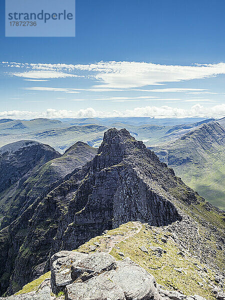 Großbritannien  Schottland  Blick vom Berg An Teallach