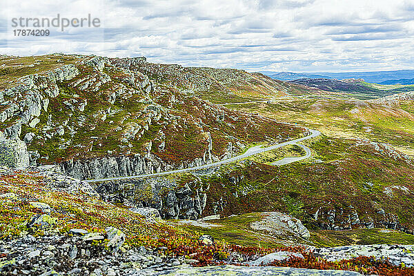 Norwegen  Innlandet  Gebirgspass im Nationalpark Jotunheimen