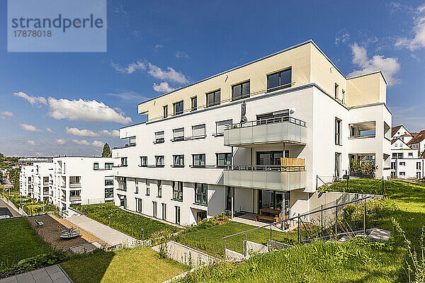 Deutschland  Baden-Württemberg  Leonberg  Wohnungen in neuem modernen Neubaugebiet