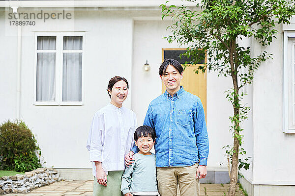 Japanisches Familienporträt