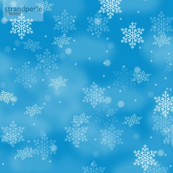 Weihnachten Hintergrund Weihnachtshintergrund Karte Weihnachtskarte Schnee Winter Quadrat Schneeflocken Textfreiraum Copyspace schneien
