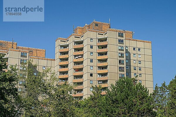 Wohnhochhaus  Ernst-Thälmann-Park  Prenzlauer Berg  Pankow  Berlin  Deutschland  Europa