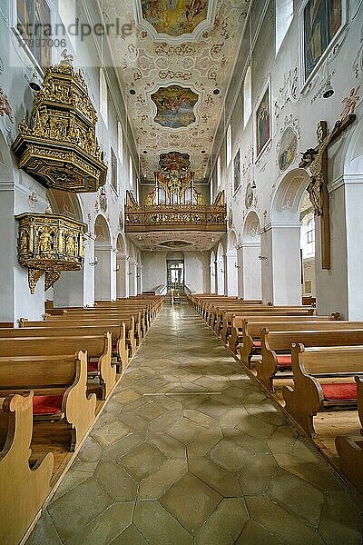 Kloster Plankstetten  Innenaufnahme  Diözese Eichstätt  Bayern  Deutschland  Europa