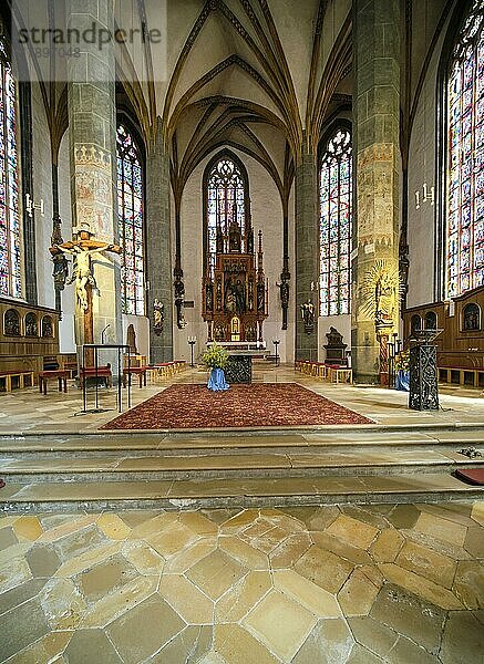 Münster St. Johannes  Innenaufnahme  Neumarkt in der Oberpfalz  Bayern  Deutschland  Europa
