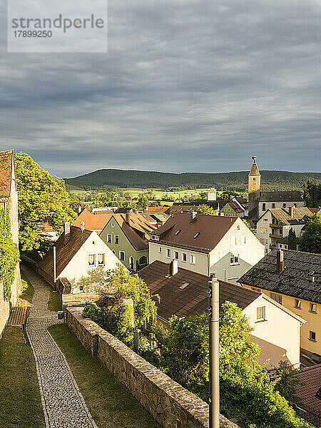 Deutschland  Bayern  Nabburg  Stadtgasse und umliegende Häuser