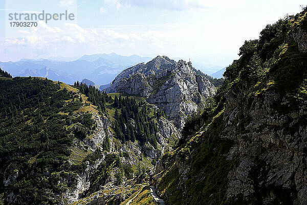 Deutschland  Bayern  Blick vom Wendelstein