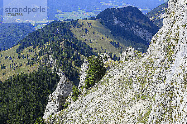 Deutschland  Bayern  Blick vom Wendelstein