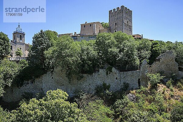 Château d Esparron  Esparron-de-Verdon  Provence-Alpes-Côte d?Azur  Provence  Frankreich  Europa