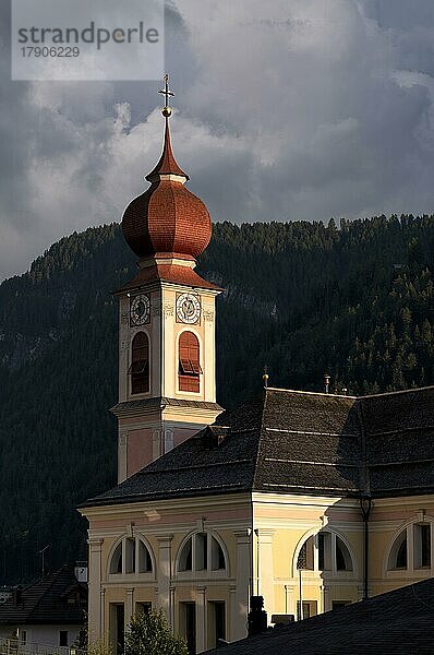 Pfarrkirche St. Ulrich  Ortisei  Grödner Tal  Südtirol  Italien  Europa