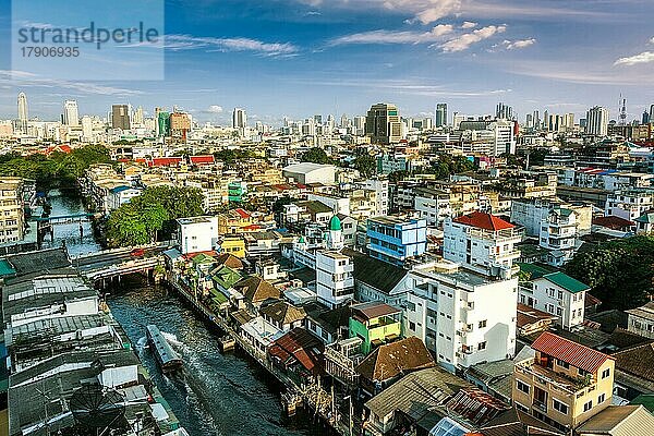 Luftaufnahme von Bangkok  Thailand  Asien