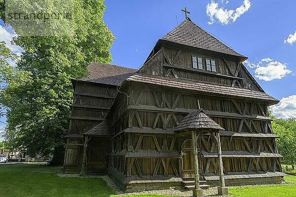 Evangelische Holzkirche (Unesco Weltkulturerbe)  Hronsek  Banskobystrický kraj  Slowakei  Europa