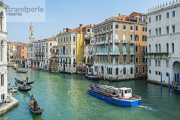 Canale Grande  Venedig  Venezia  Venetien  Italien  Europa