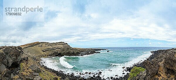 Papak?lea Green Sand Beach  Big Island  Hawaii  USA  Nordamerika