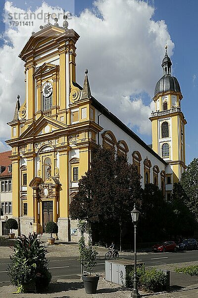 Evangelische Stadtkirche  Kitzingen  Unterfranken  Bayern  Deutschland  Europa