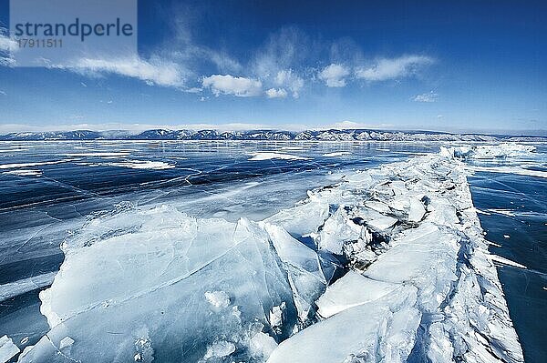 Baikalsee  Insel Olchon  Pribaikalski-Nationalpark  Provinz Irkutsk  Sibirien  Russland  Europa