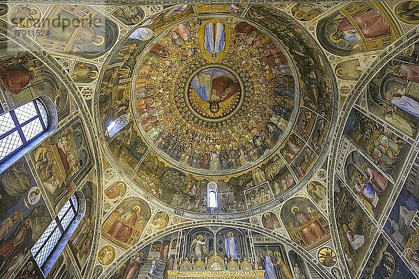 Baptisterium San Giovanni Battista mit Fresken von Menabuoi  Padua  Provinz Padua  Italien  Europa