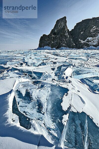 Baikalsee  Insel Olchon  Pribaikalski-Nationalpark  Provinz Irkutsk  Sibirien  Russland  Europa