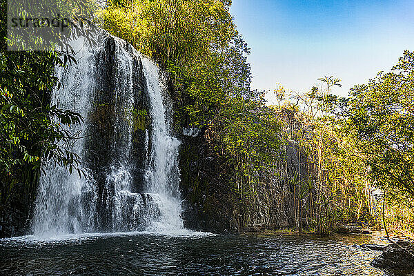 Ntumba Chushi Falls (Ntumbachushi Falls) am Ngona River  nördliches Sambia  Afrika