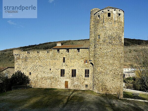 Schloss Saint Gervazy  Puy de Dome  Auvergne  Frankreich  Europa