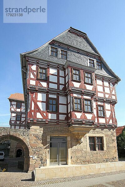 Hochzeitshaus erbaut 1580  Fachwerkhaus  Erker  Fritzlar  Hessen  Deutschland  Europa