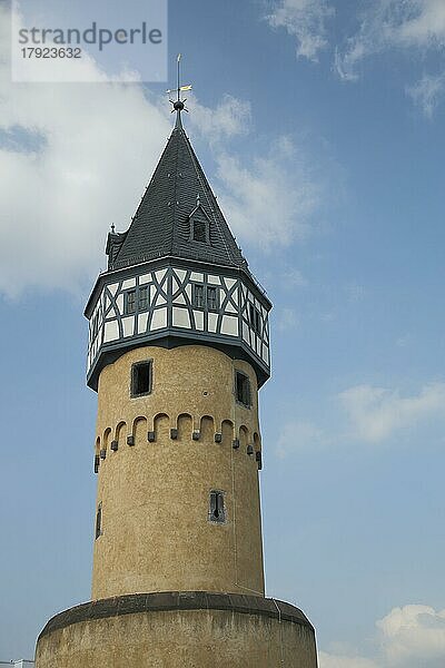 Wartturm an der Bockenheimer Warte  Turm  Bockenheimer  Main  Frankfurt  Hessen  Deutschland  Europa