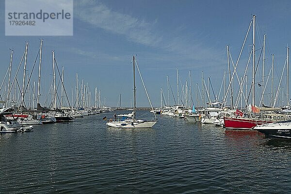 Yachthafen  Kühlungsborn  Mecklenburg-Vorpommern  Deutschland  Europa