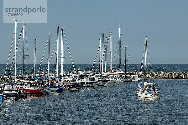 Yachthafen  Kühlungsborn  Mecklenburg-Vorpommern  Deutschland  Europa