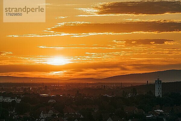 Sonnenaufgang  Ternitz  Niederösterreich  Österreich  Europa