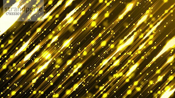 Abstrakter Hintergrund mit vielen goldenen Streifen  3d-Rendering-Hintergrund